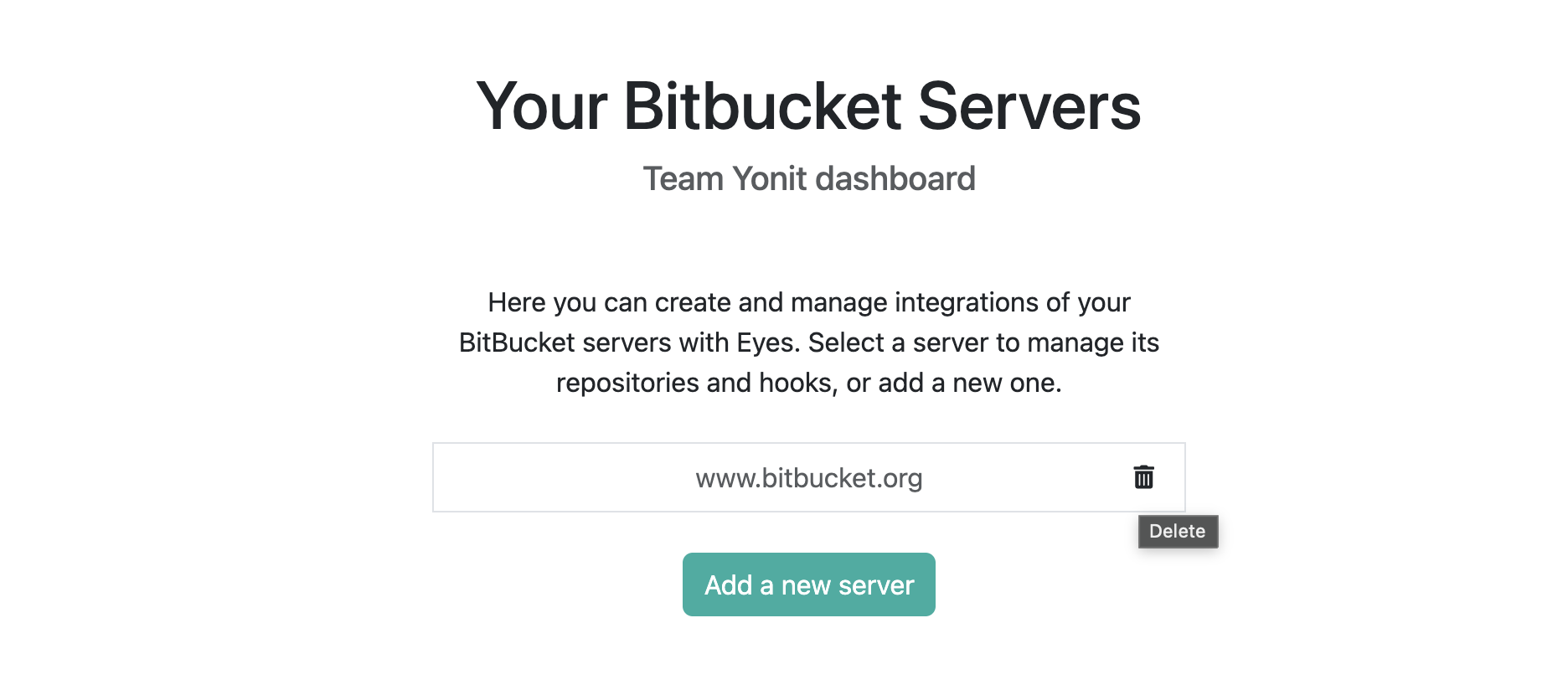 Remove proxy server